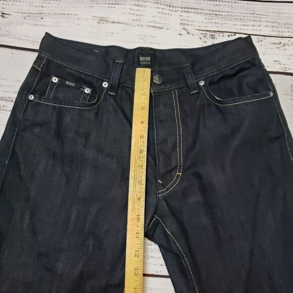 Men's Jeans by Hugo Boss stretch 32 dark wash. - Picture 8 of 12